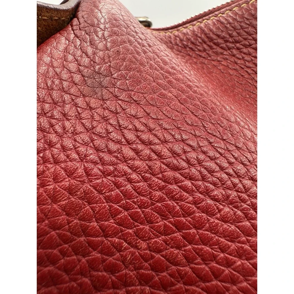 Dooney & Bourke Pink Pebble Dillen Leather Hobo Shoulder Bag